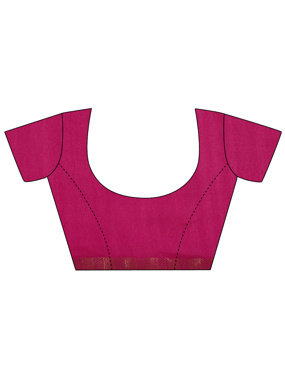 Pink Printed Bandhani Georgette Saree With Unstitched Blouse Piece