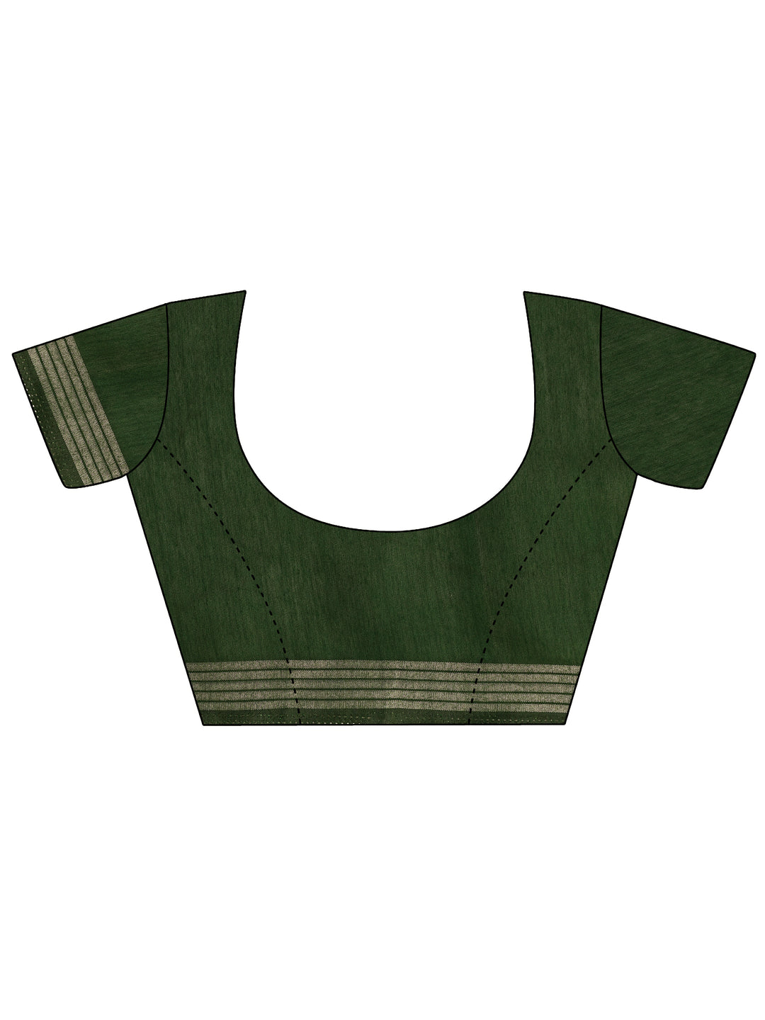 Burgundy Printed Cotton Saree With Unstitched Blouse Piece