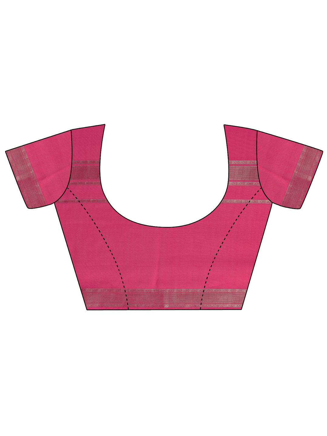 Purple Printed Crepe Saree With Unstitched Blouse Piece