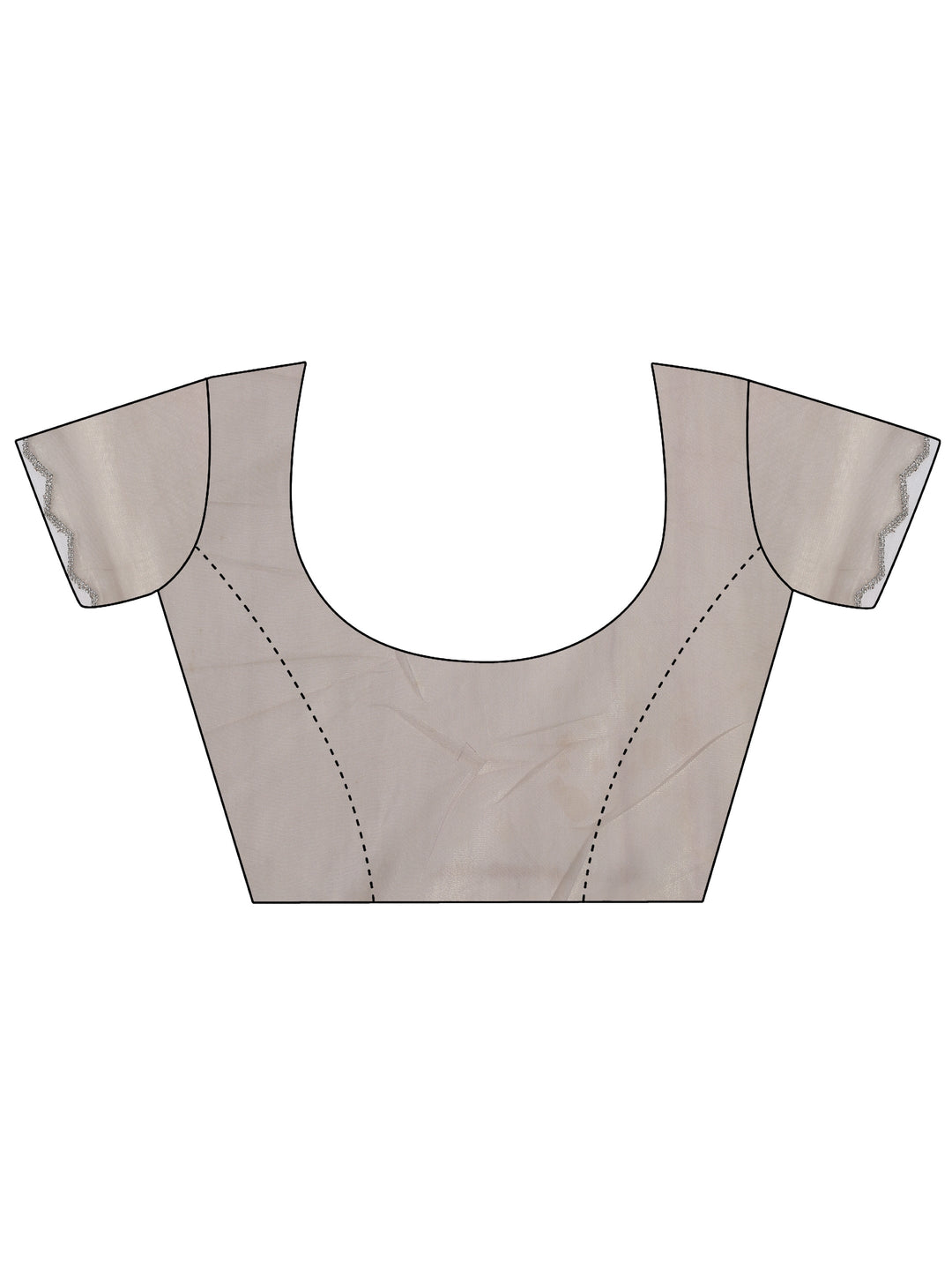 Mauve Embellished Organza Saree With Unstitched Blouse Piece