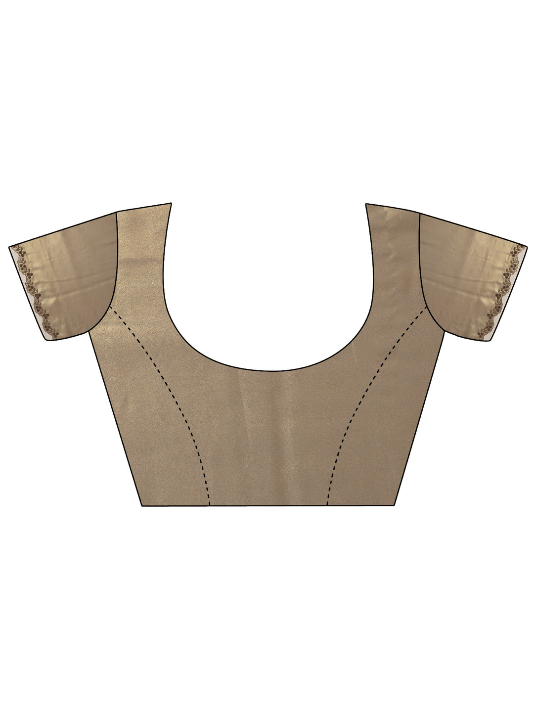 Grey Solid Jimmy Choo Satin Saree With Unstitched Blouse Piece