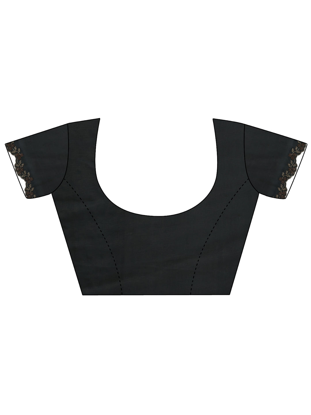 Teal Solid Satin Saree With Unstitched Blouse Piece