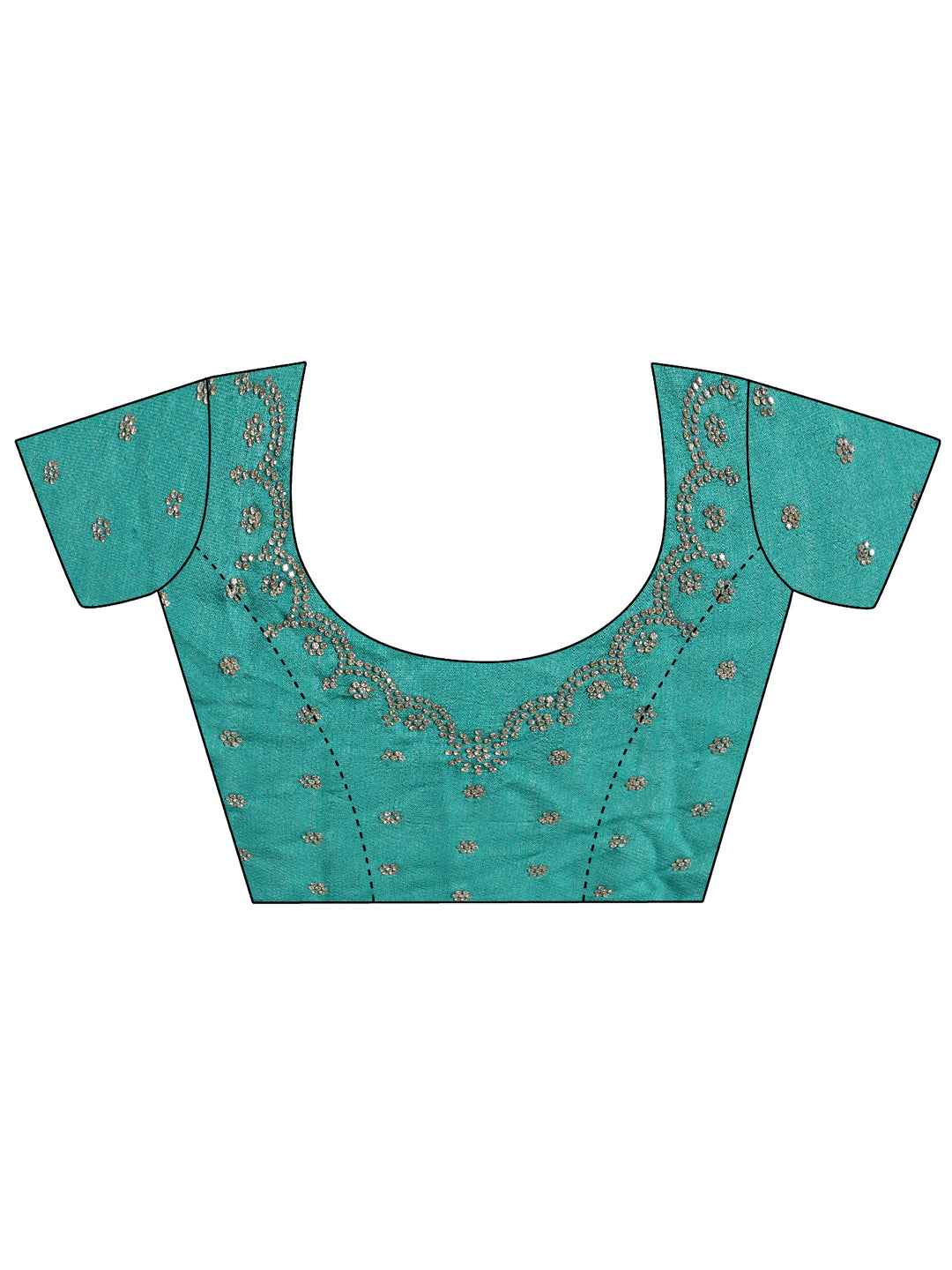 Magenta Solid Silk blend Saree With Unstitched Blouse Piece