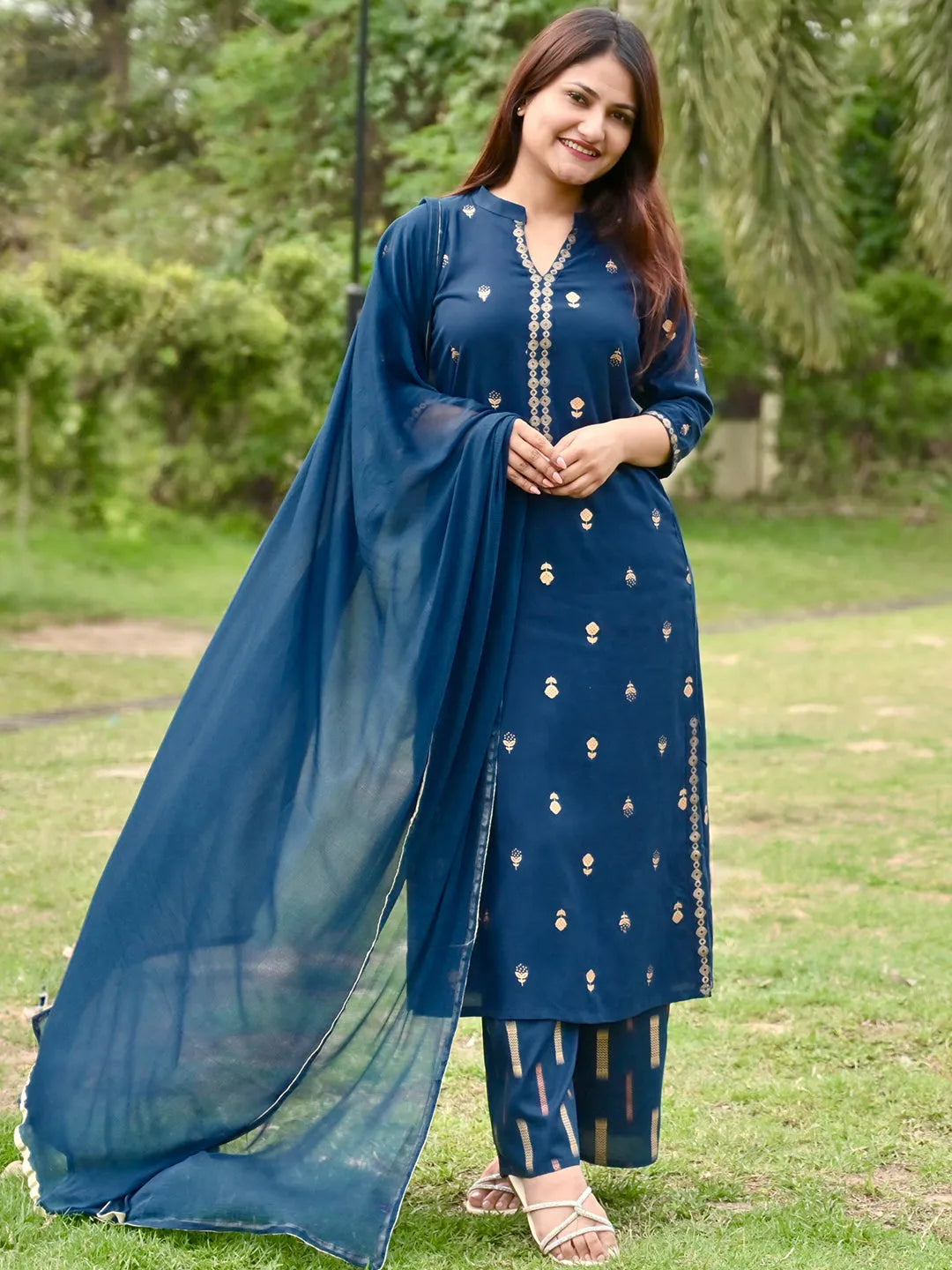 collar dress design Embroidered Marina Collar Dress