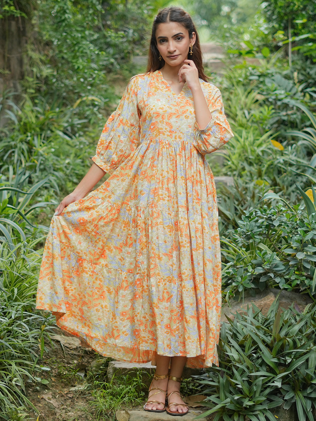 green emerald velvet dress Buy Yellow Printed Rayon Fit and Flare Dress Online at $25.00