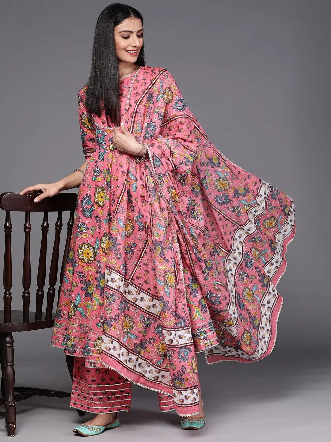 Cotton Floral Suit Design Fancy Cotton Suit Design GANGA RUHA New