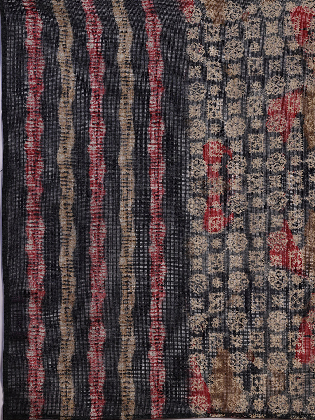 Green Printed Silk Blend A-Line Kurta With Trousers & Dupatta