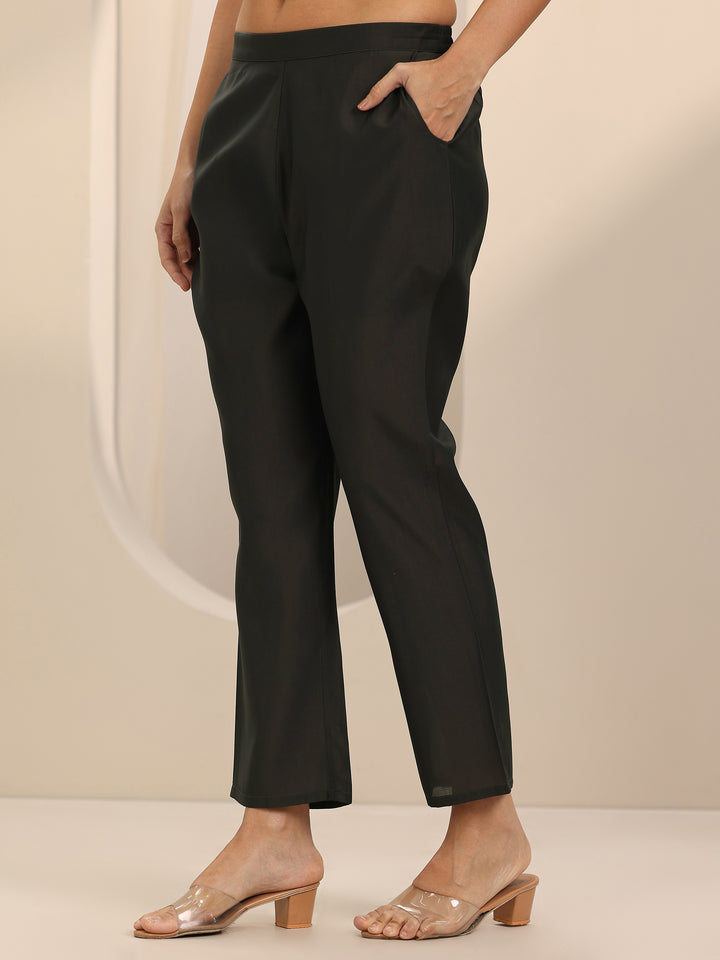 Grey Printed Silk Blend Straight Suit Set With Dupatta