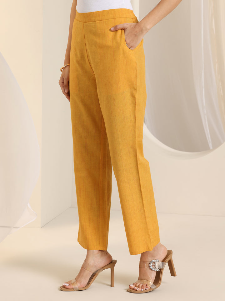 White Woven Design Cotton Blend Straight Suit Set With Dupatta