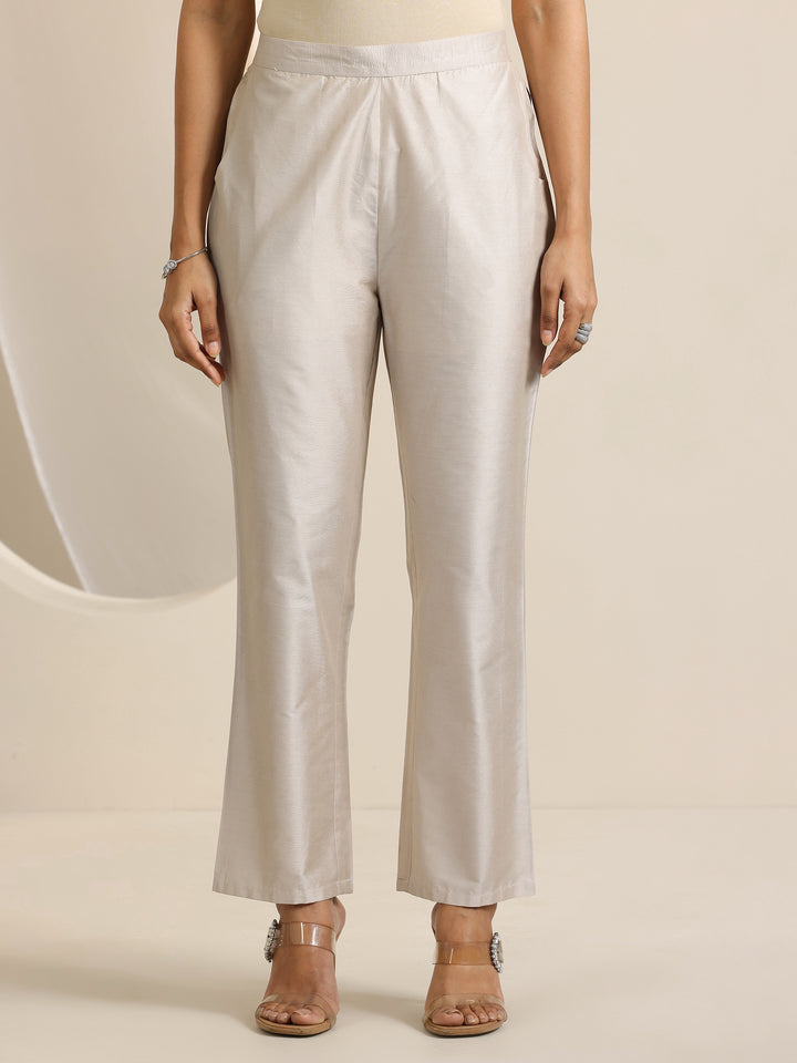 Black Floral Printed Silk Blend Straight Suit Set With Dupatta