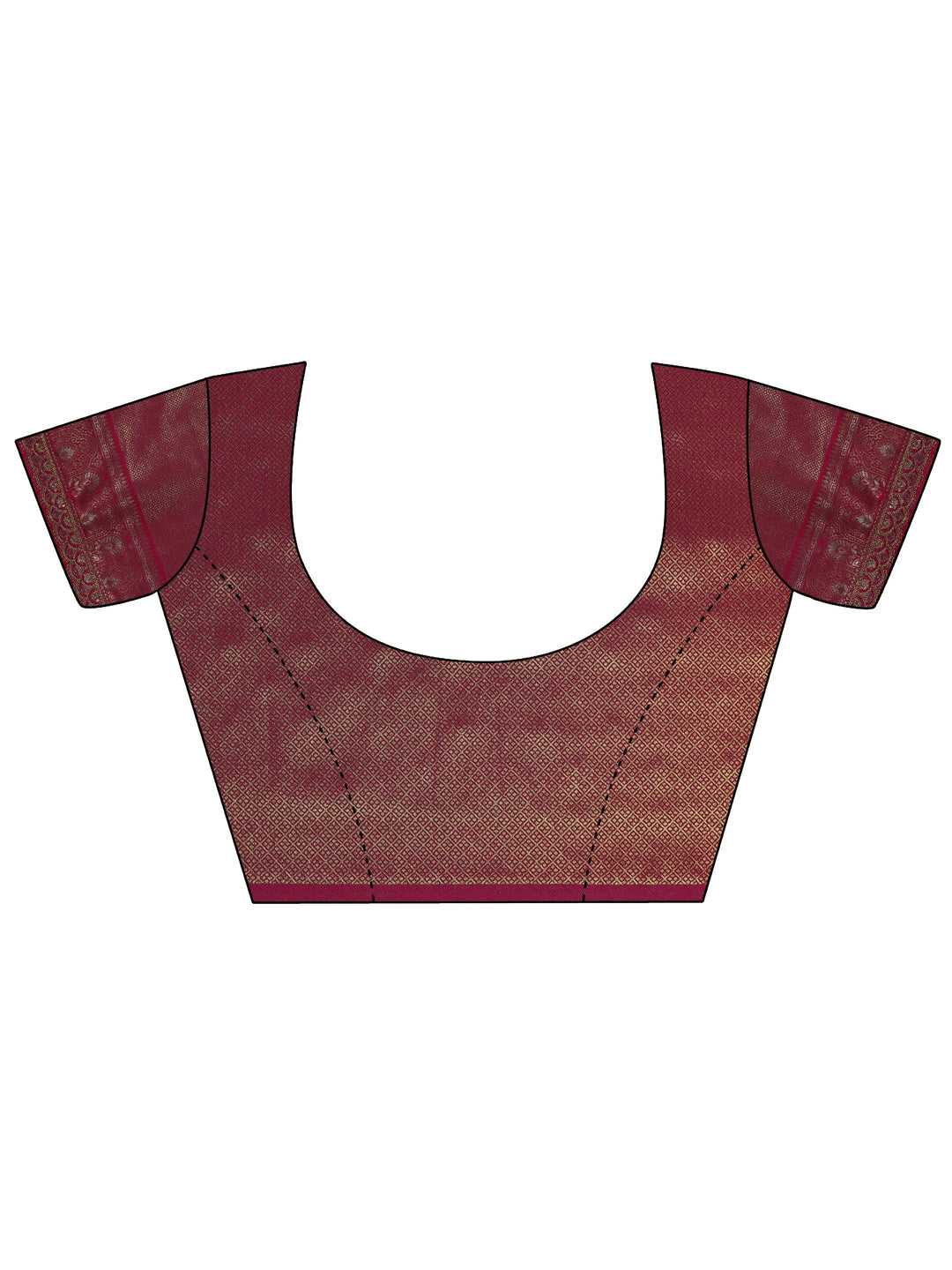 Green Woven Design Silk Blend Saree With Unstitched Blouse Piece