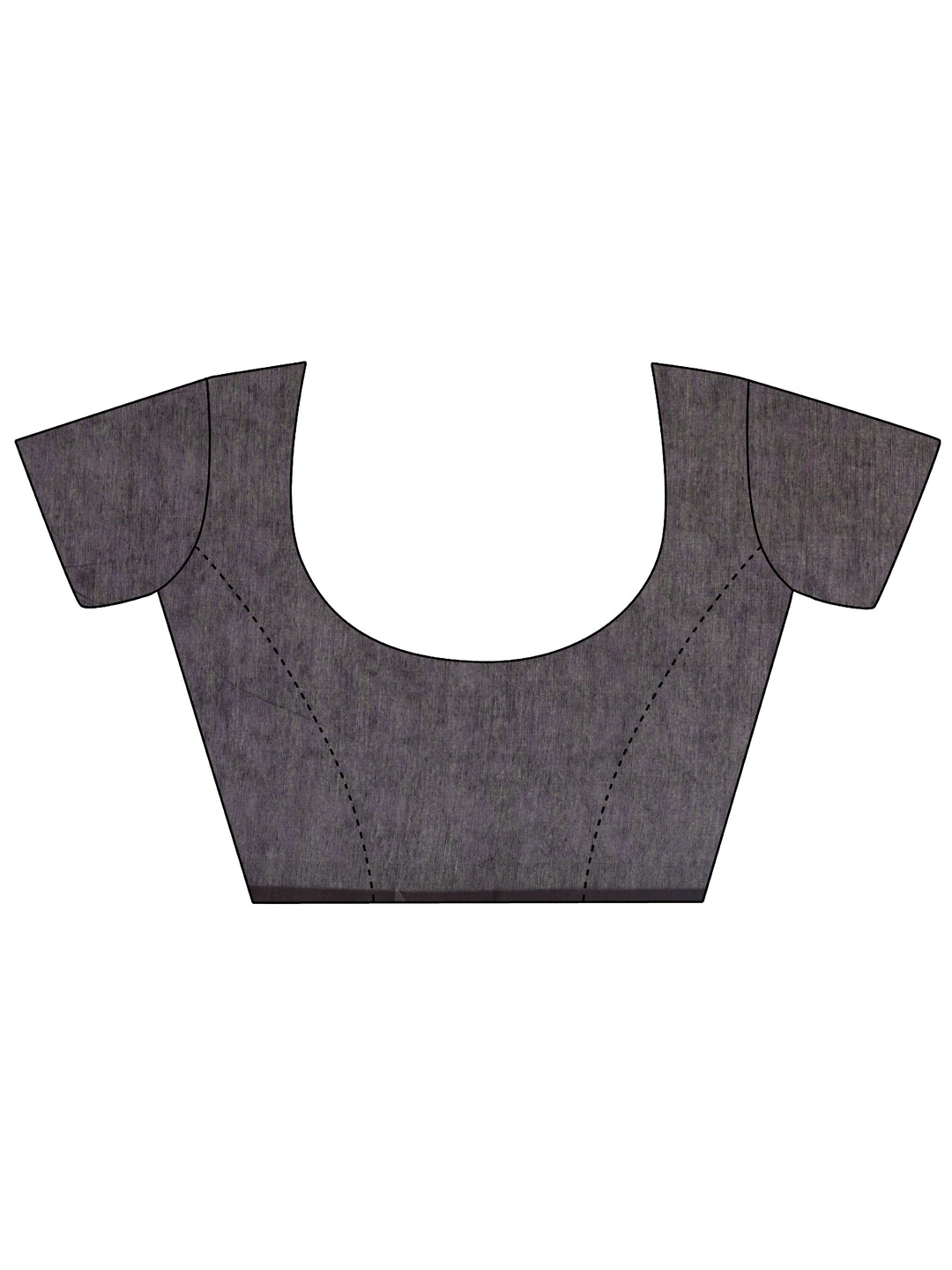 Rust Printed Silk Blend Saree With Unstitched Blouse Piece