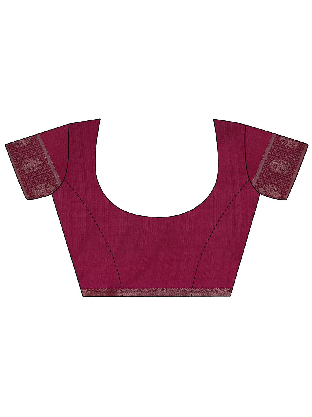 Pink Printed Georgette Saree With Unstitched Blouse Piece