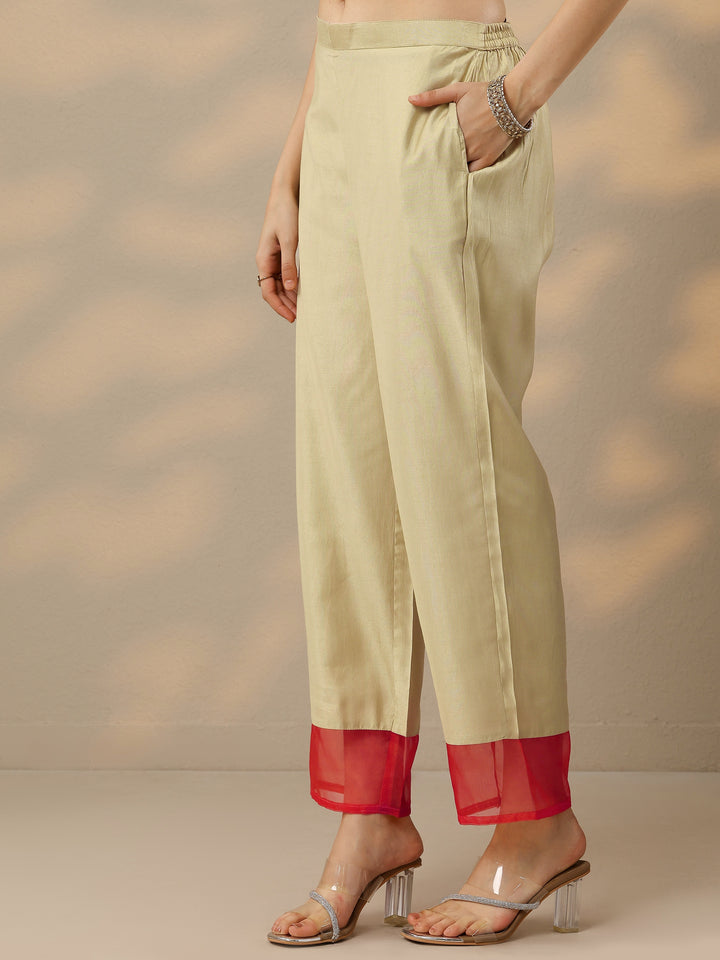 Grey Printed Cotton Blend Straight Suit With Dupatta