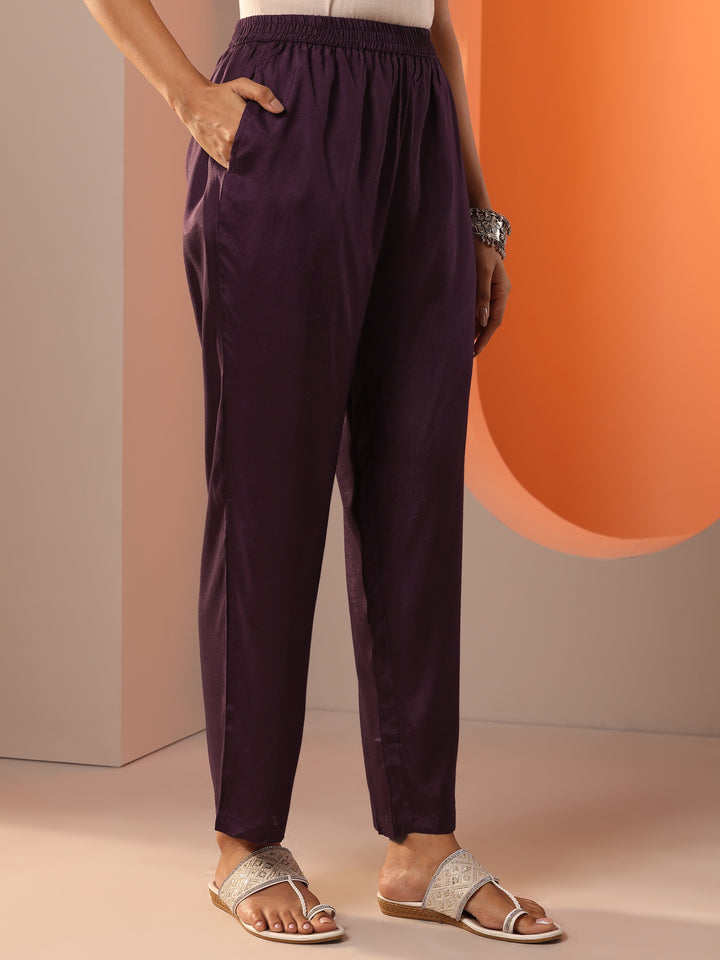 Burgundy Printed Muslin Straight Suit Set With Dupatta