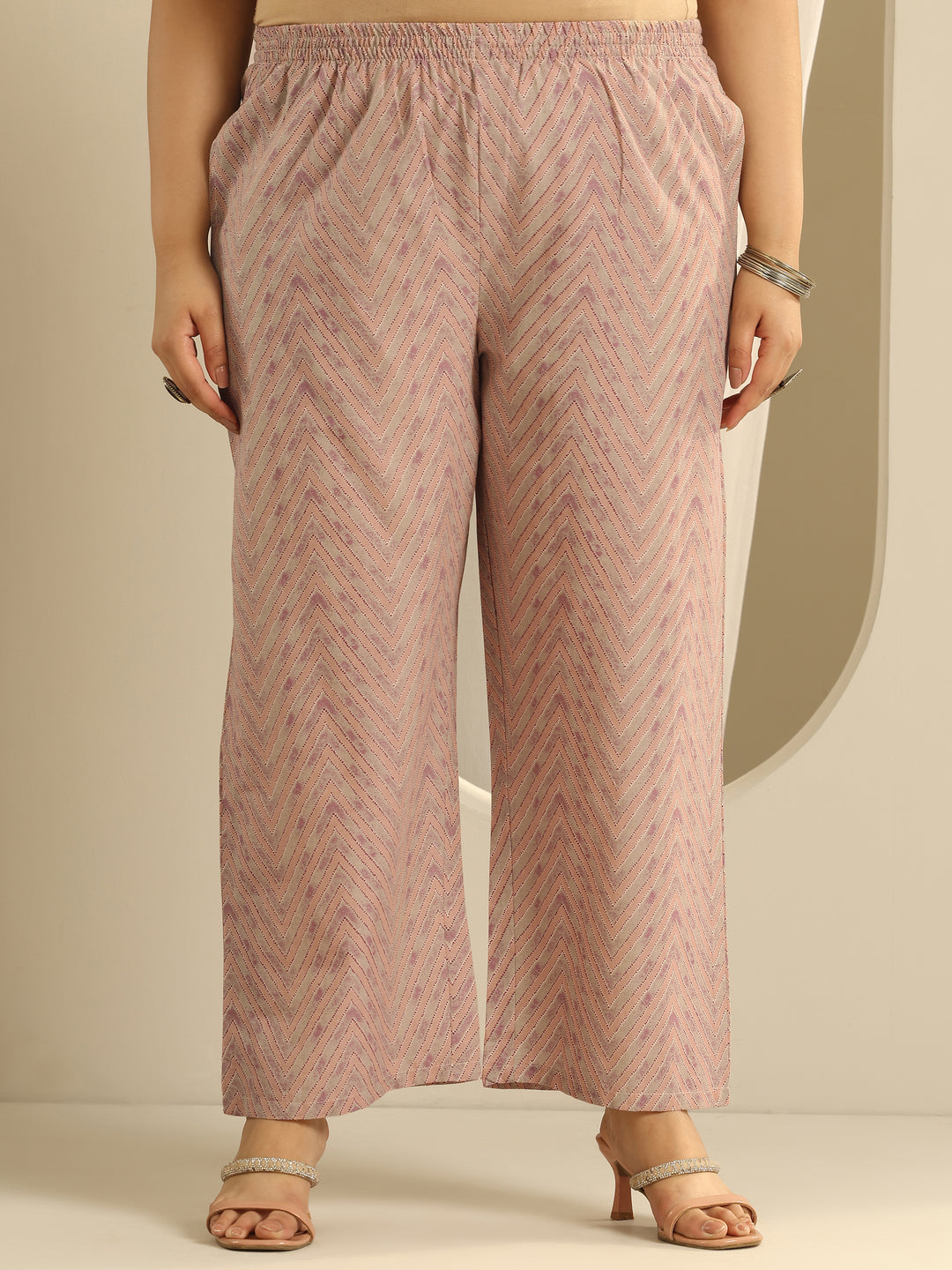 Plus Size Off White Floral Printed Cotton Straight Suit Set With Dupatta