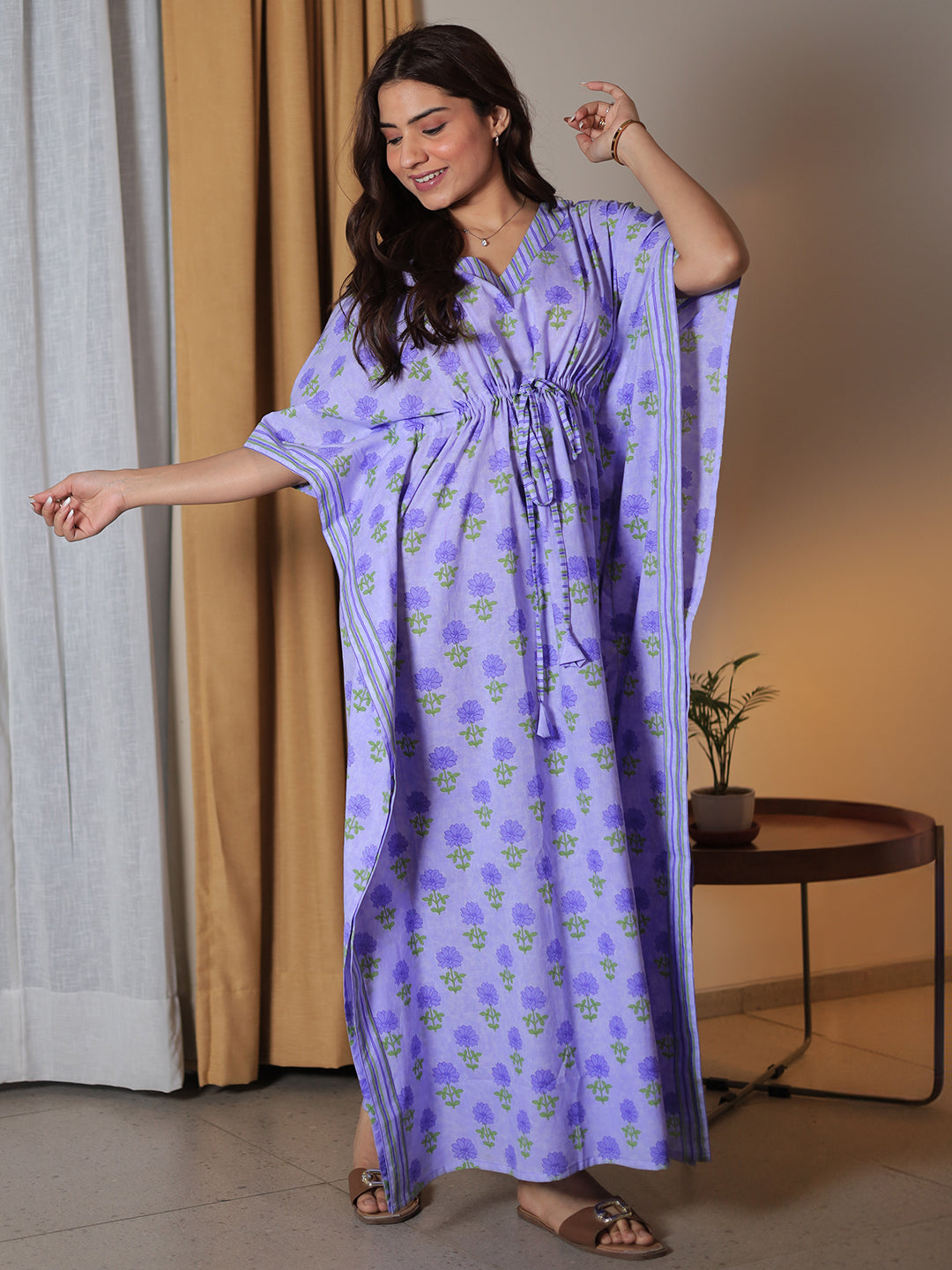 ladies night dress online shopping Wyongtao Women's Nightgowns Long Sleeveless Lace Night Gown with Pockets Soft Ladies Nightdress,Navy XL