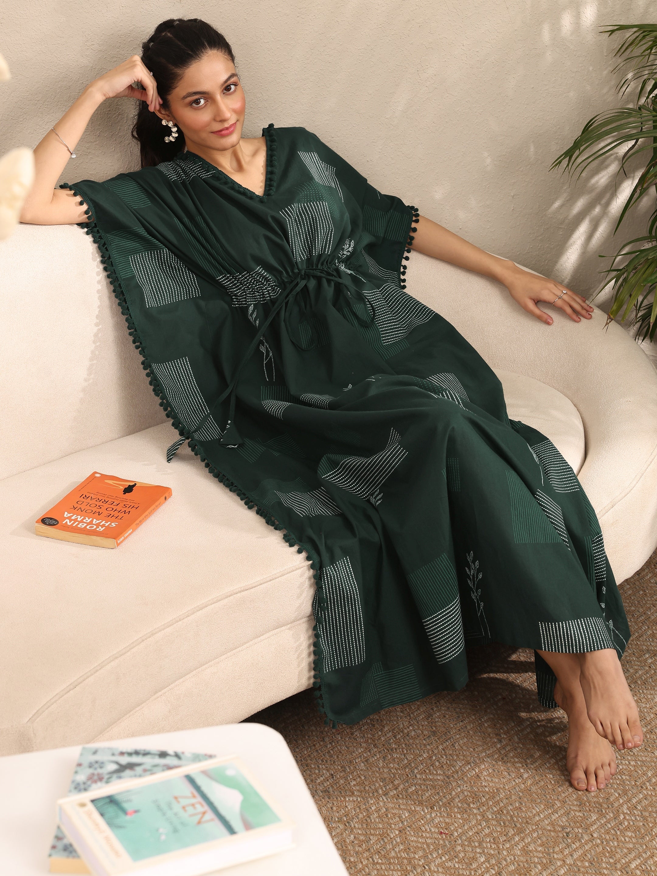 dark green kaftan dress Buy Libas Geometric Printed Cotton Night Online in United States at $27.00 Moroccan Caftans Color:AUBERGINE kaftan dress Buty Amish Rustic Log Six