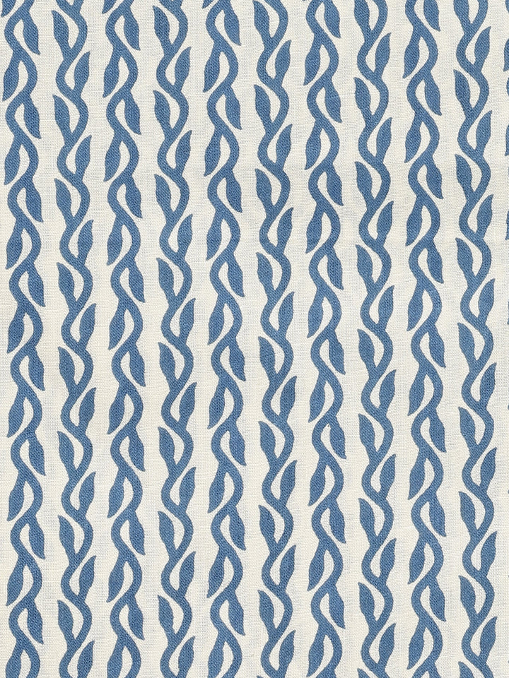 Blue Printed Cotton Dress Material With Dupatta