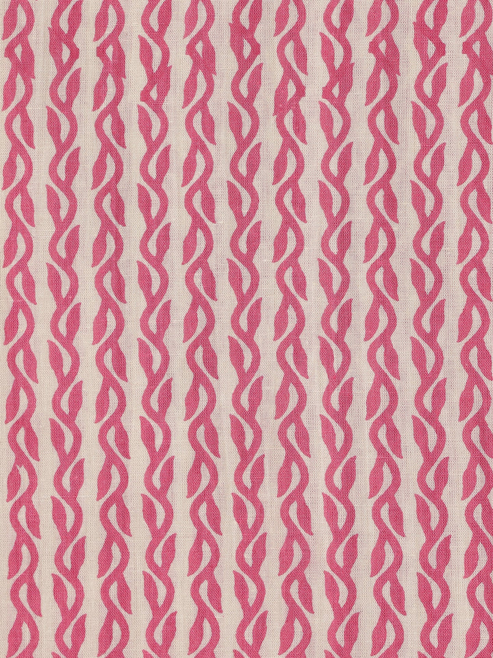 Pink Printed Cotton Dress Material With Dupatta