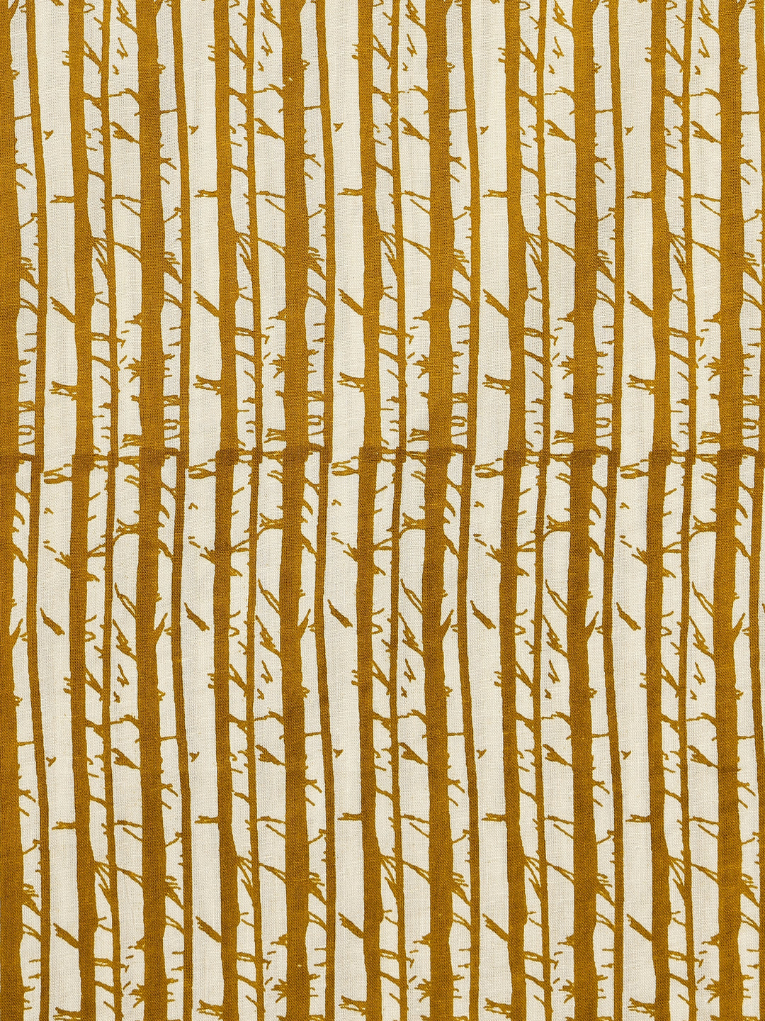 Mustard Printed Cotton Dress Material With Dupatta