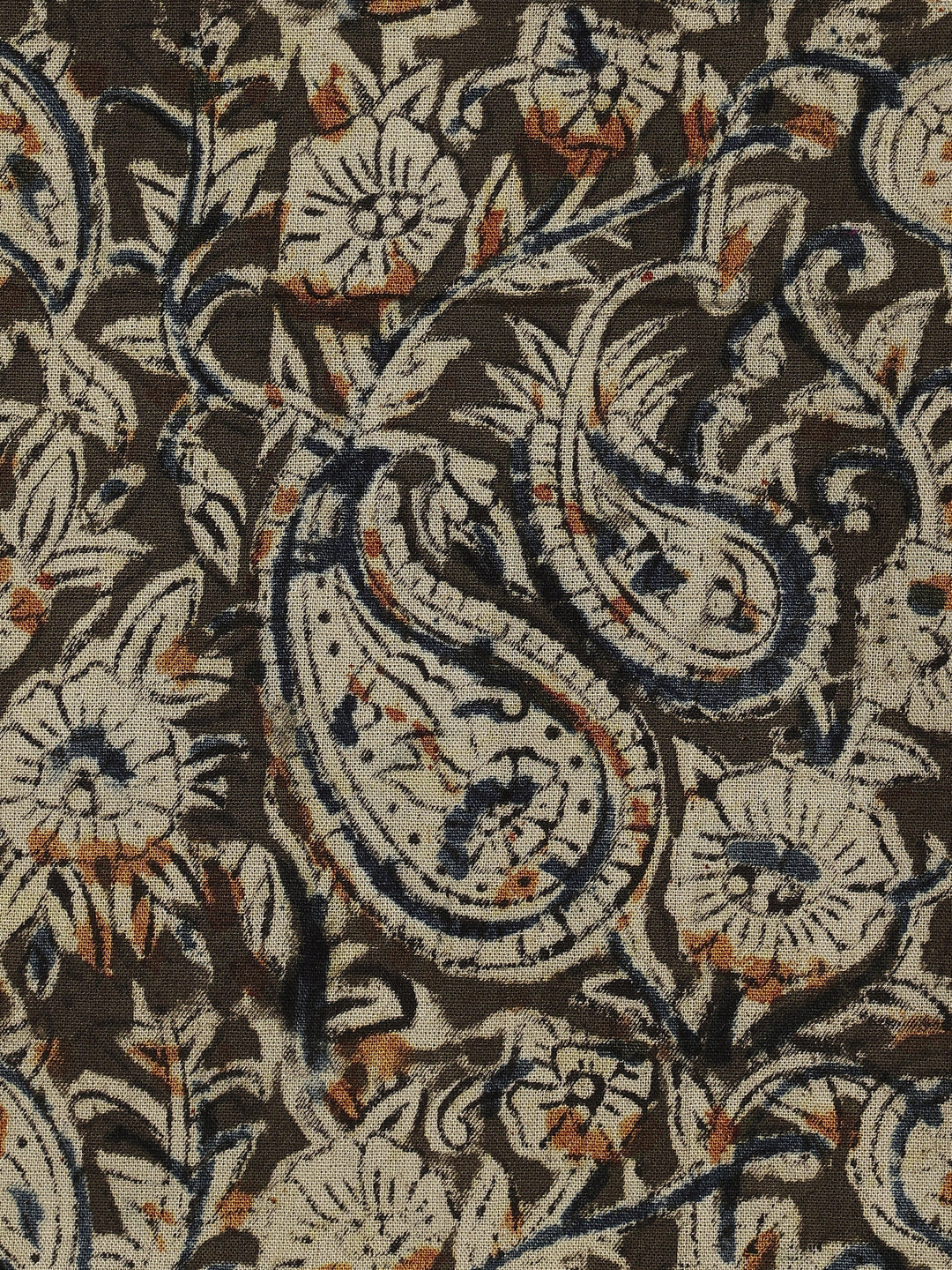 Red Printed Cotton Dress Material With Dupatta