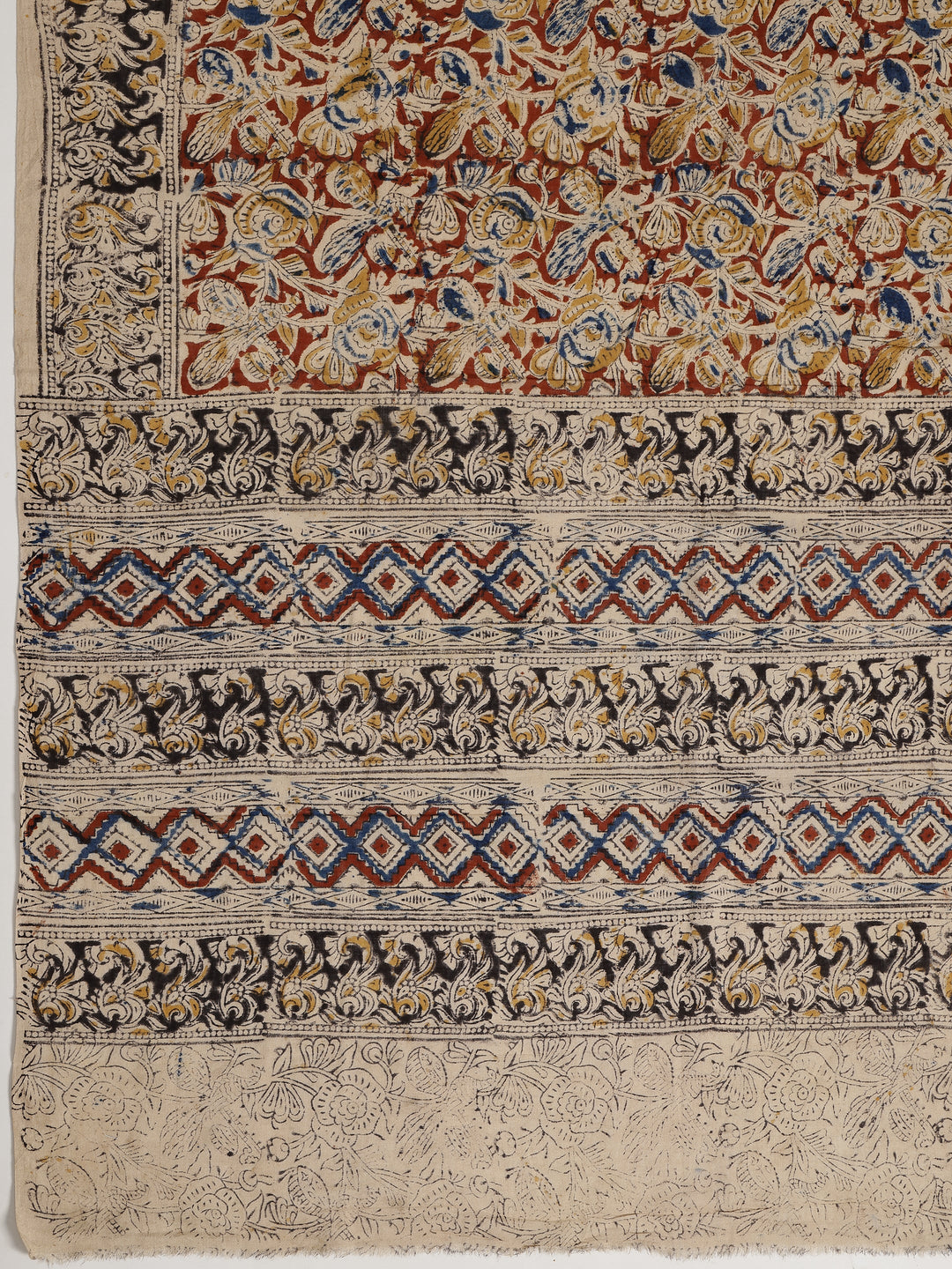 Green Printed Cotton Dress Material With Dupatta