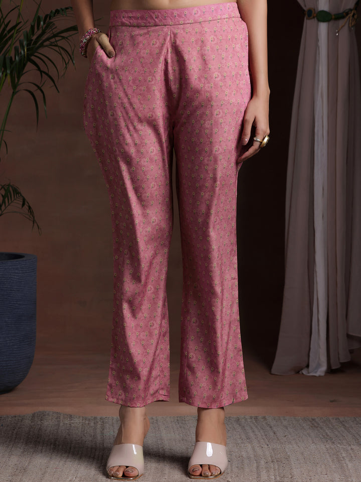 Multi Printed Poly Crepe Straight Suit With Dupatta