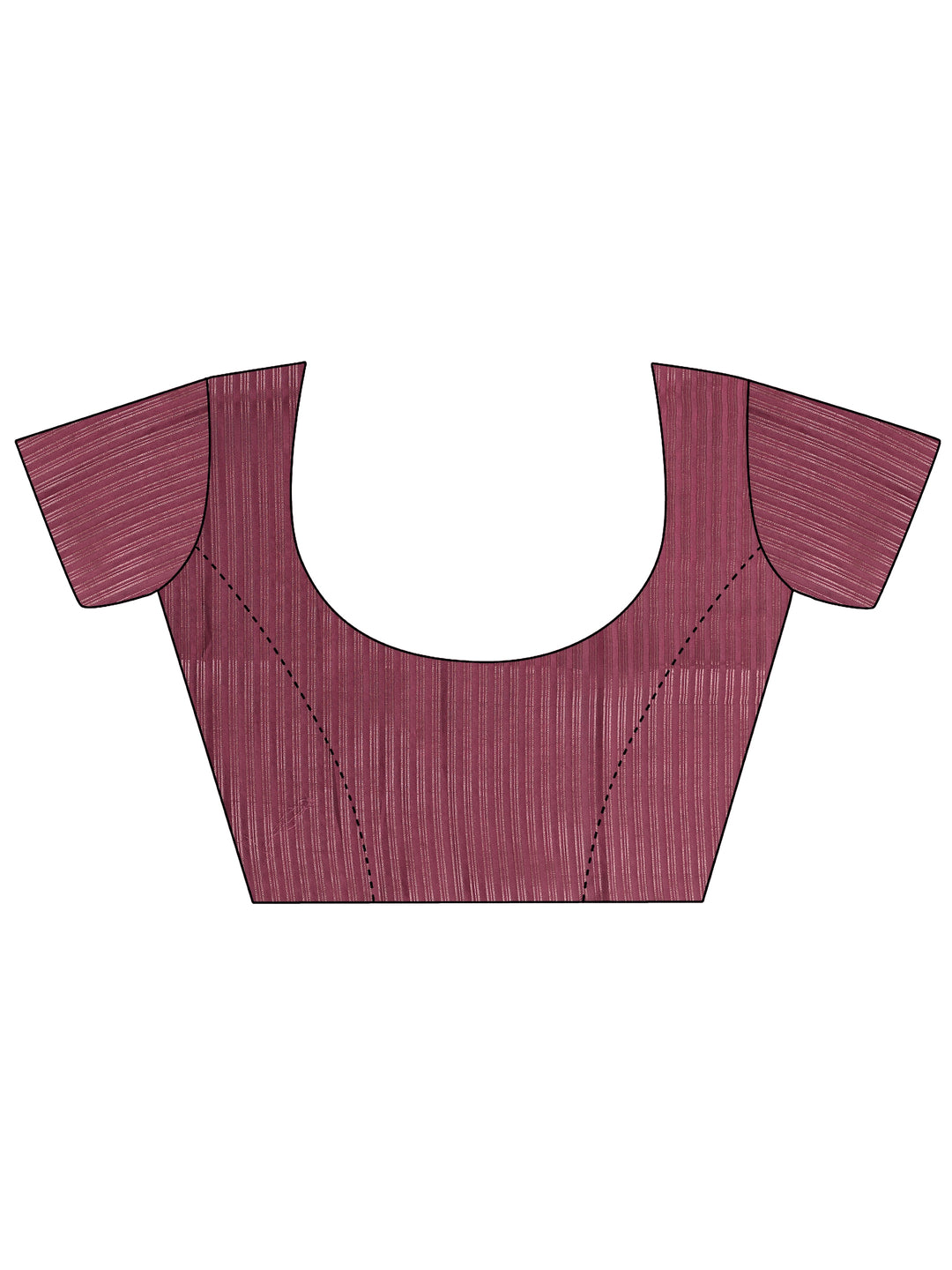 Maroon Printed Silk Blend Sarees With Unstitched Blouse Piece