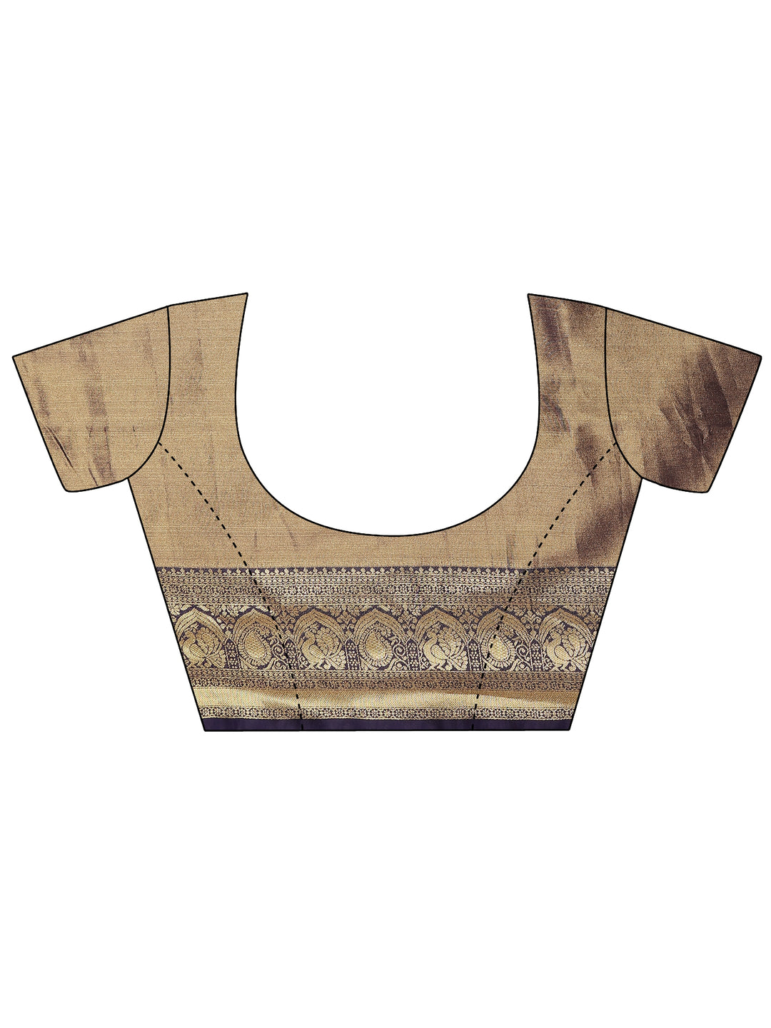 Mustard Woven Design Silk Blend Saree With Unstitched Blouse Piece