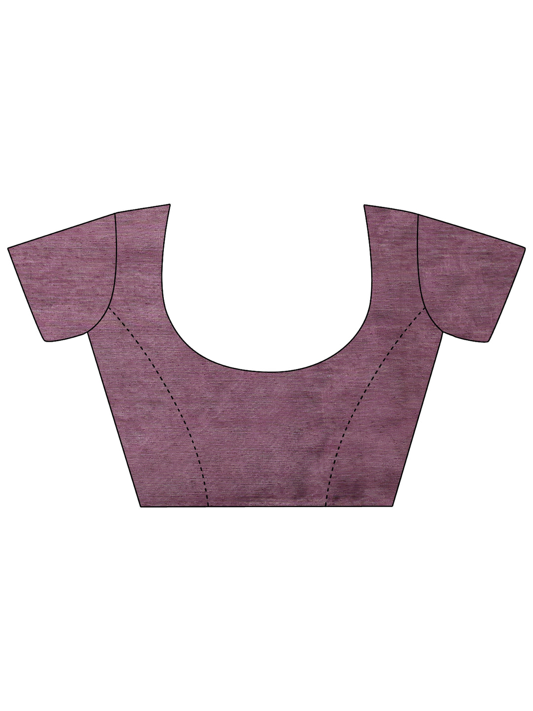 Burgundy Printed Silk Blend Saree With Unstitched Blouse Piece