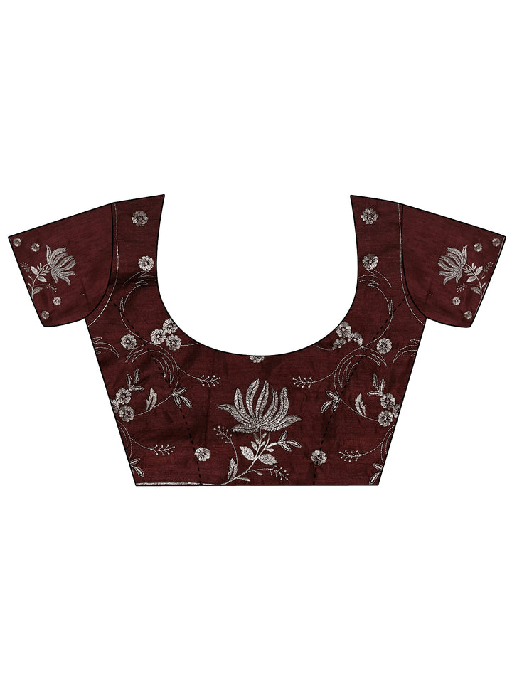 Beige Solid Organza Saree With Unstitched Blouse Piece