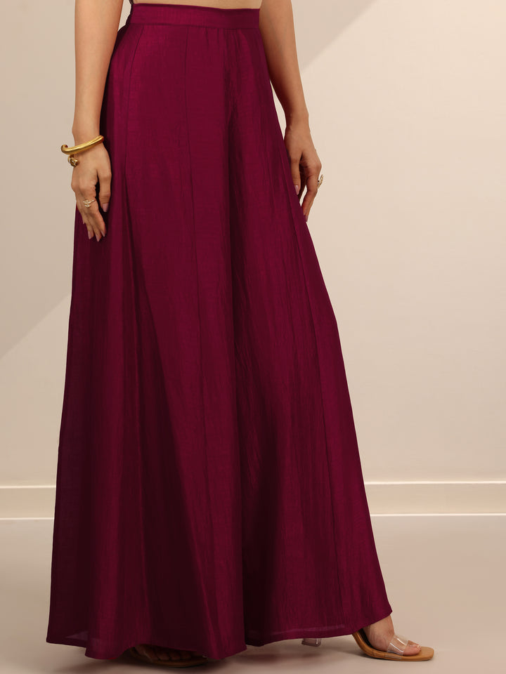 Libas Art Pink Embroidered Silk Blend Straight Suit Set With Dupatta