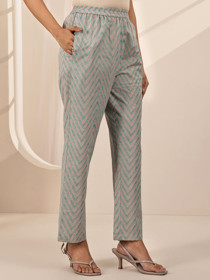 Off White Printed Cotton Straight Suit Sets With Dupatta