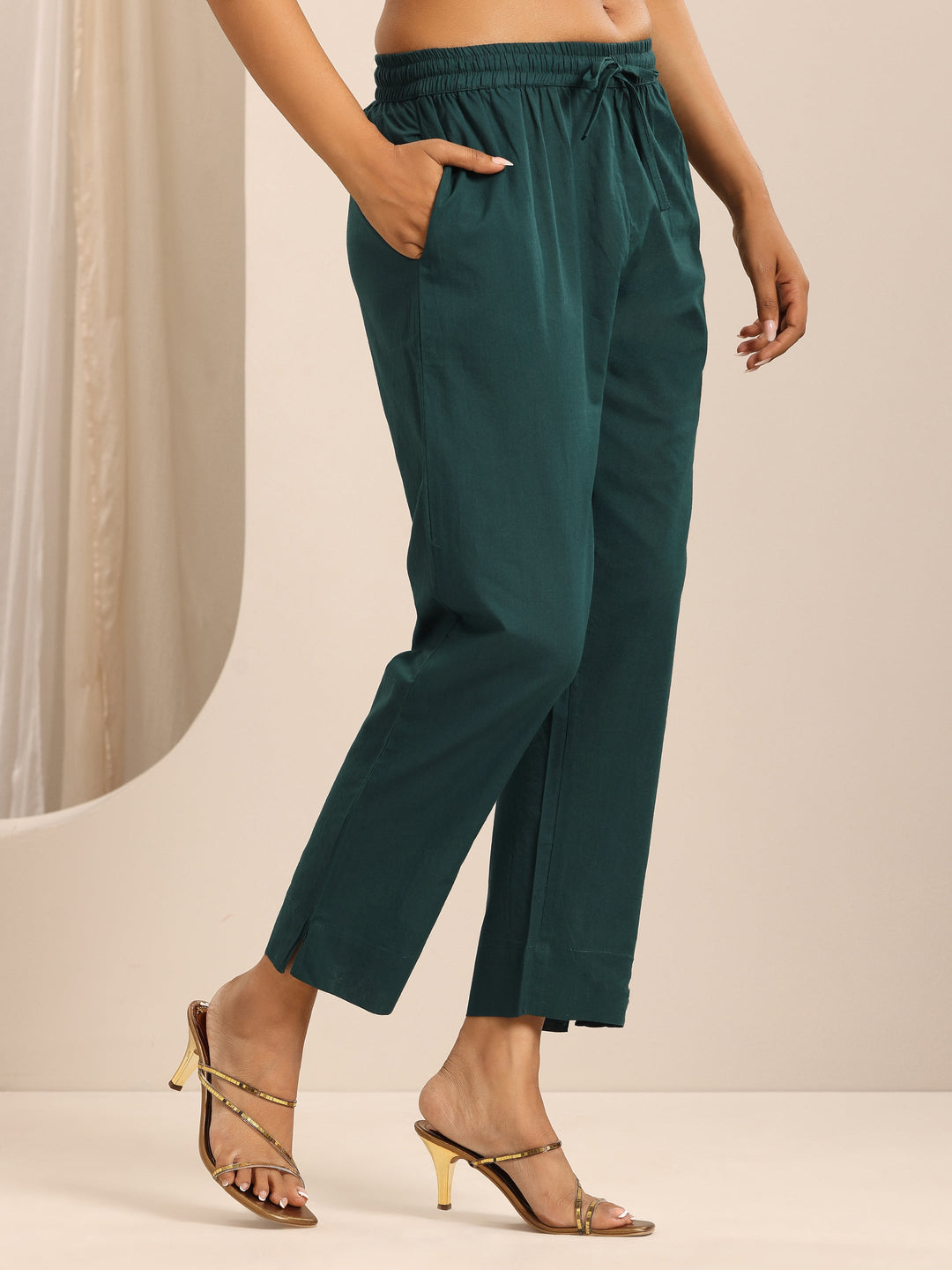 Yellow Printed Cotton Blend Straight Suit Set With Dupatta