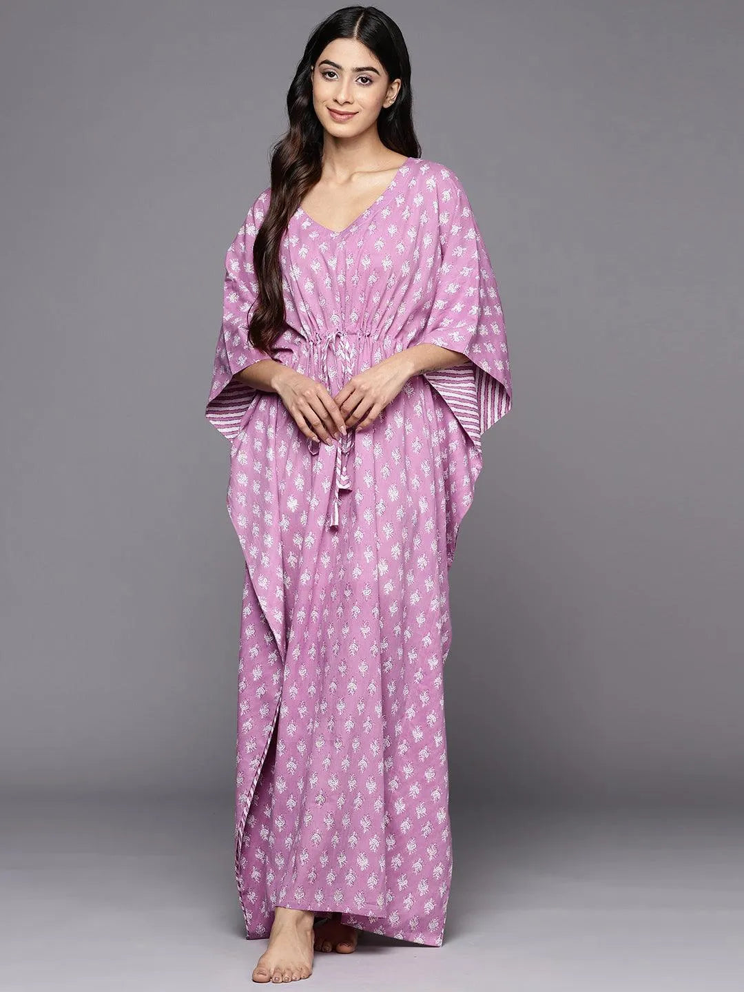 chinese dress ladies Coyuchi, Women's Isla Organic Cotton Night Dress Large Praline Meadow , L, Sustainable Materials main image 0