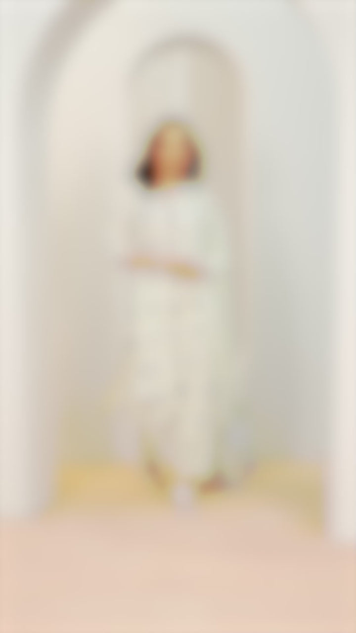 Off White Printed Cotton Straight Suit Set With Dupatta