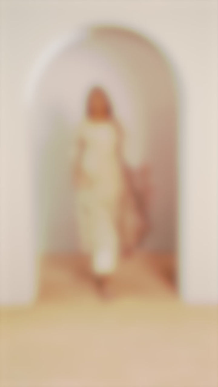 Beige Printed Silk Blend A-line Suit Sets With Dupatta