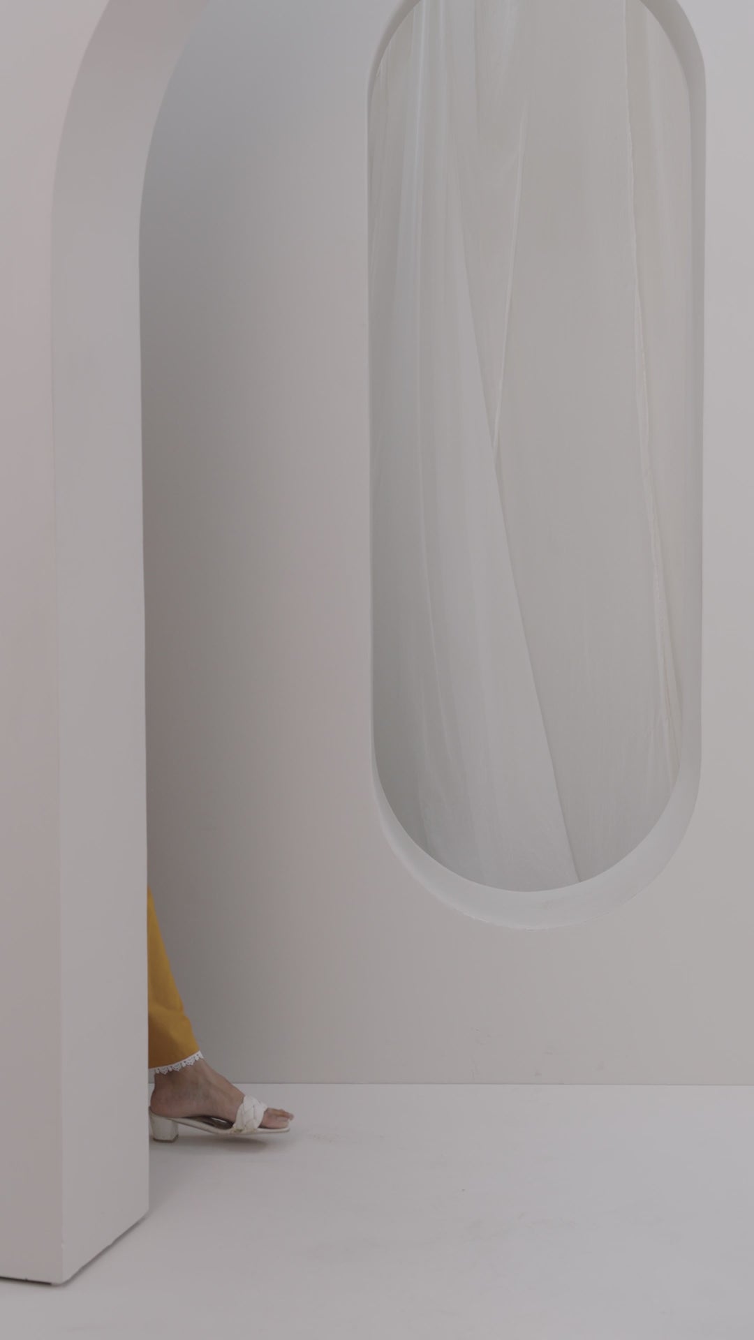 Orange Embroidered Cotton Straight Suit Set With Dupatta