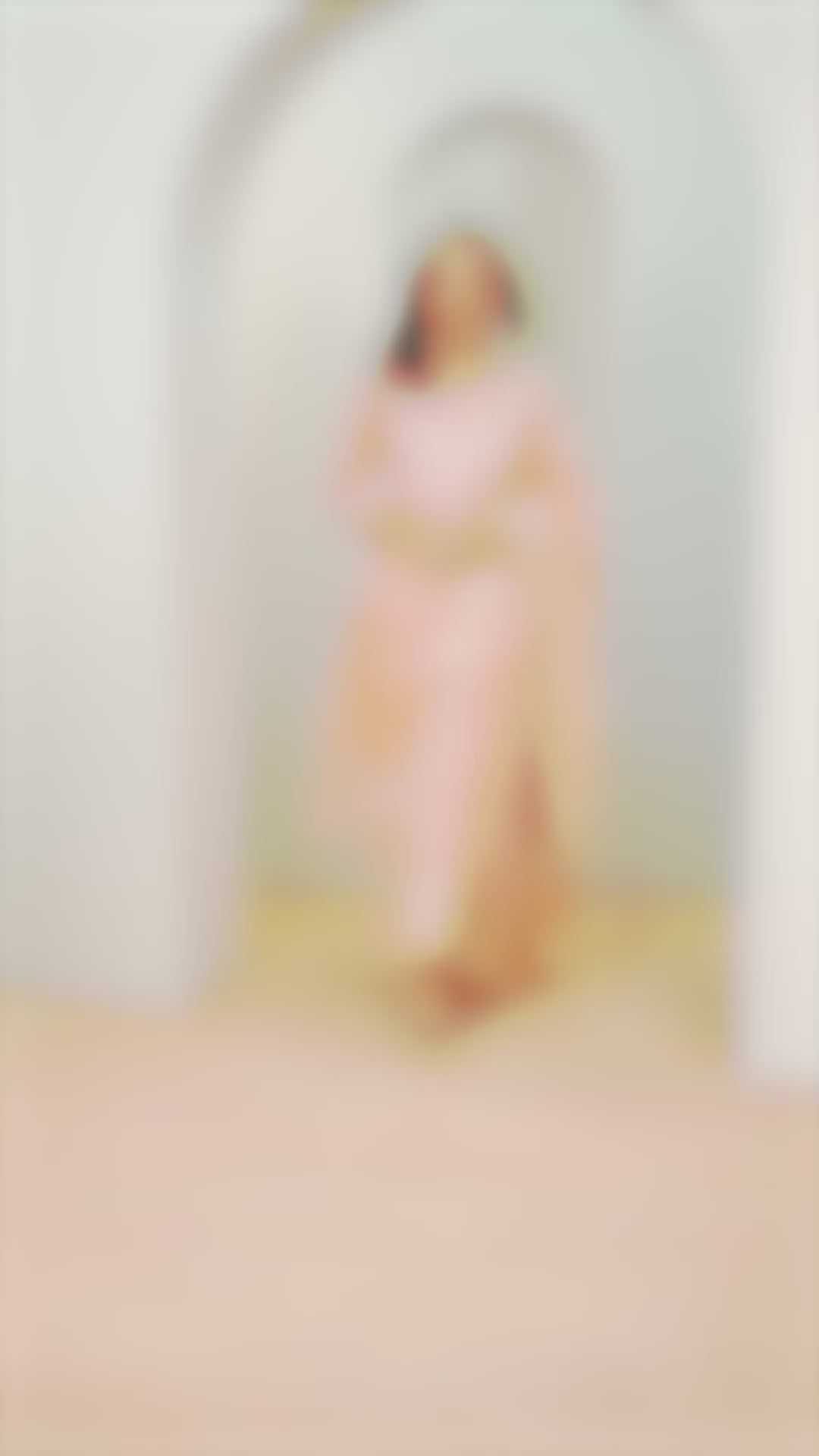 Peach Woven Design Chanderi Silk Straight Suit With Dupatta