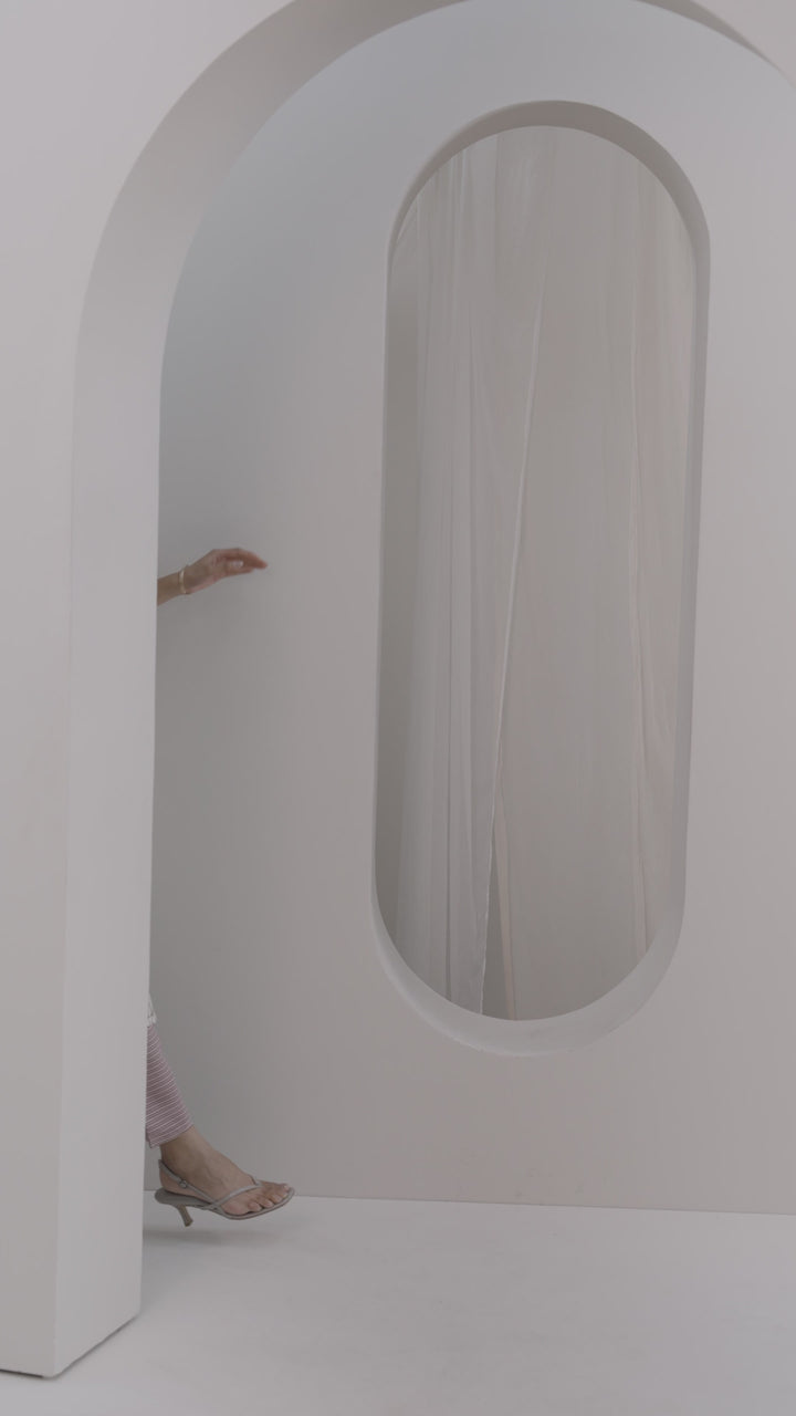 Off White Printed Silk Blend Straight Kurta Set