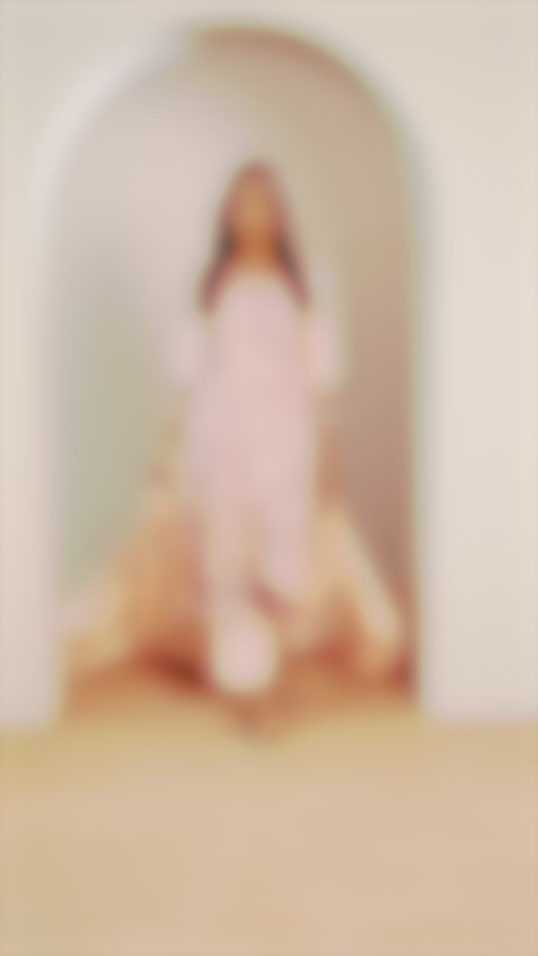 Peach Woven Design Silk Blend Straight Suit With Dupatta