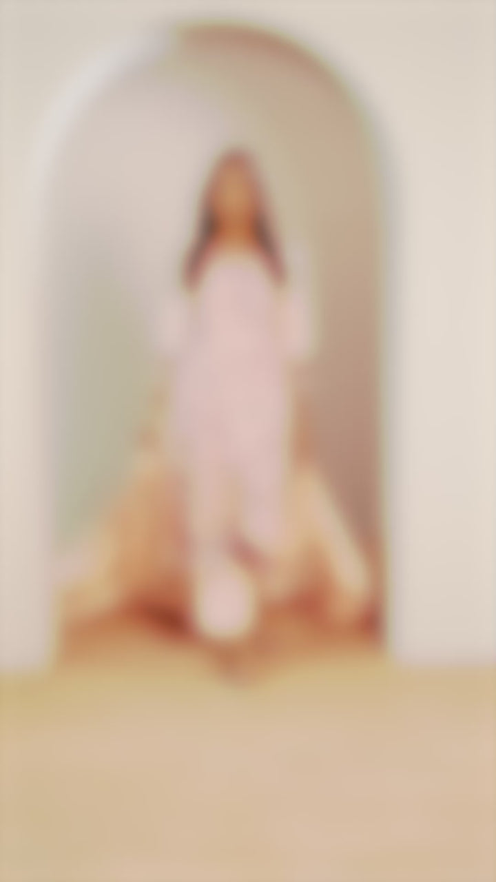 Peach Woven Design Silk Blend Straight Suit With Dupatta