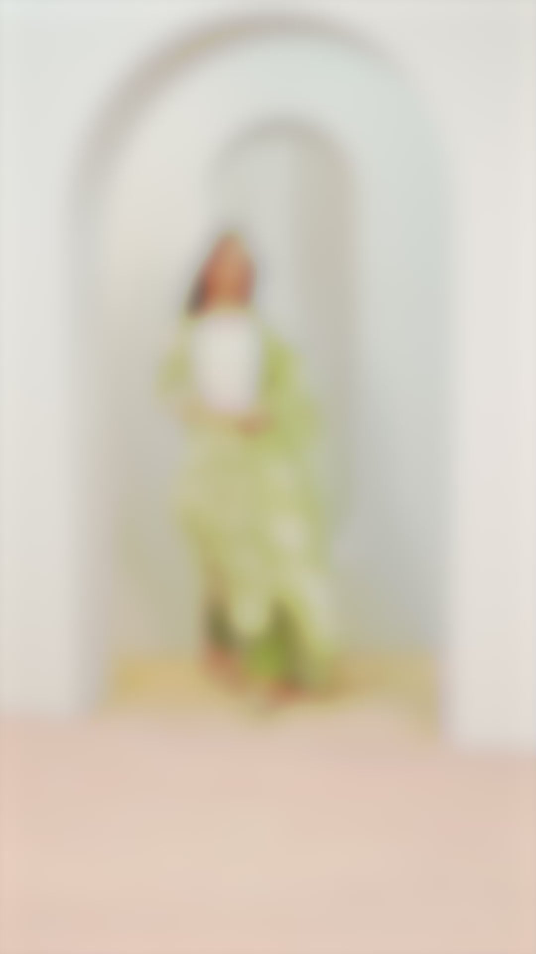 Green Printed Silk Blend Straight Suit With Dupatta