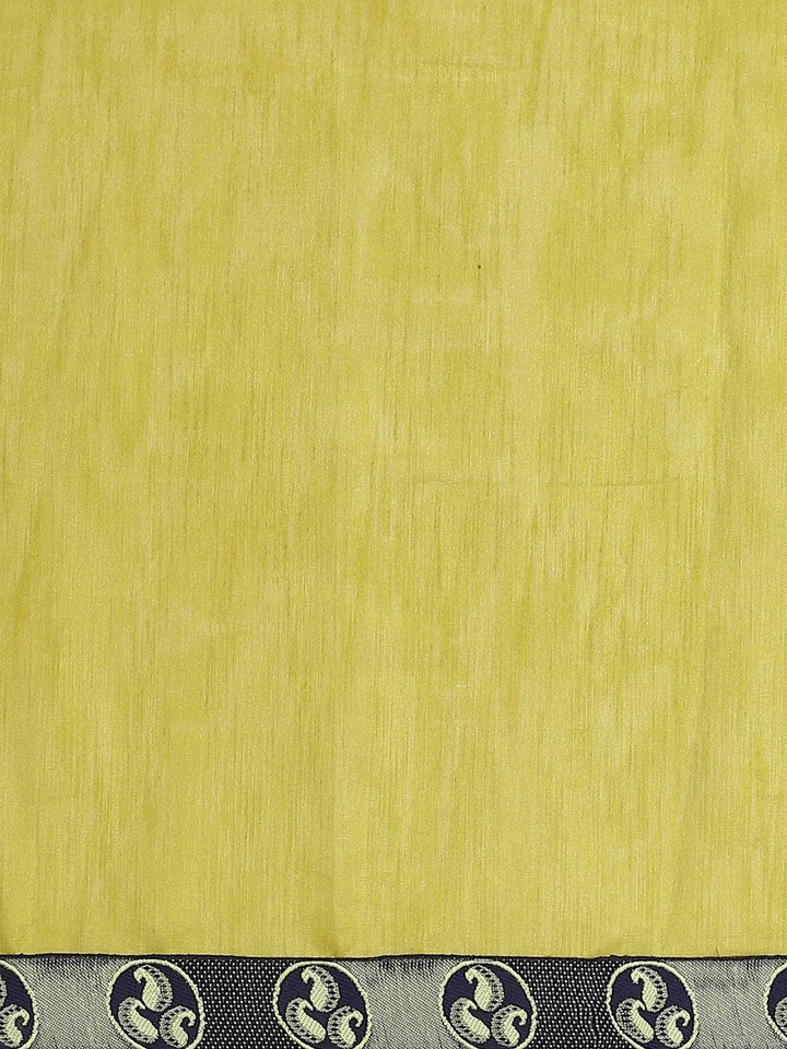 Green Printed Chiffon Saree