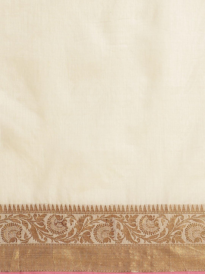 Multicoloured Woven Design Cotton Saree