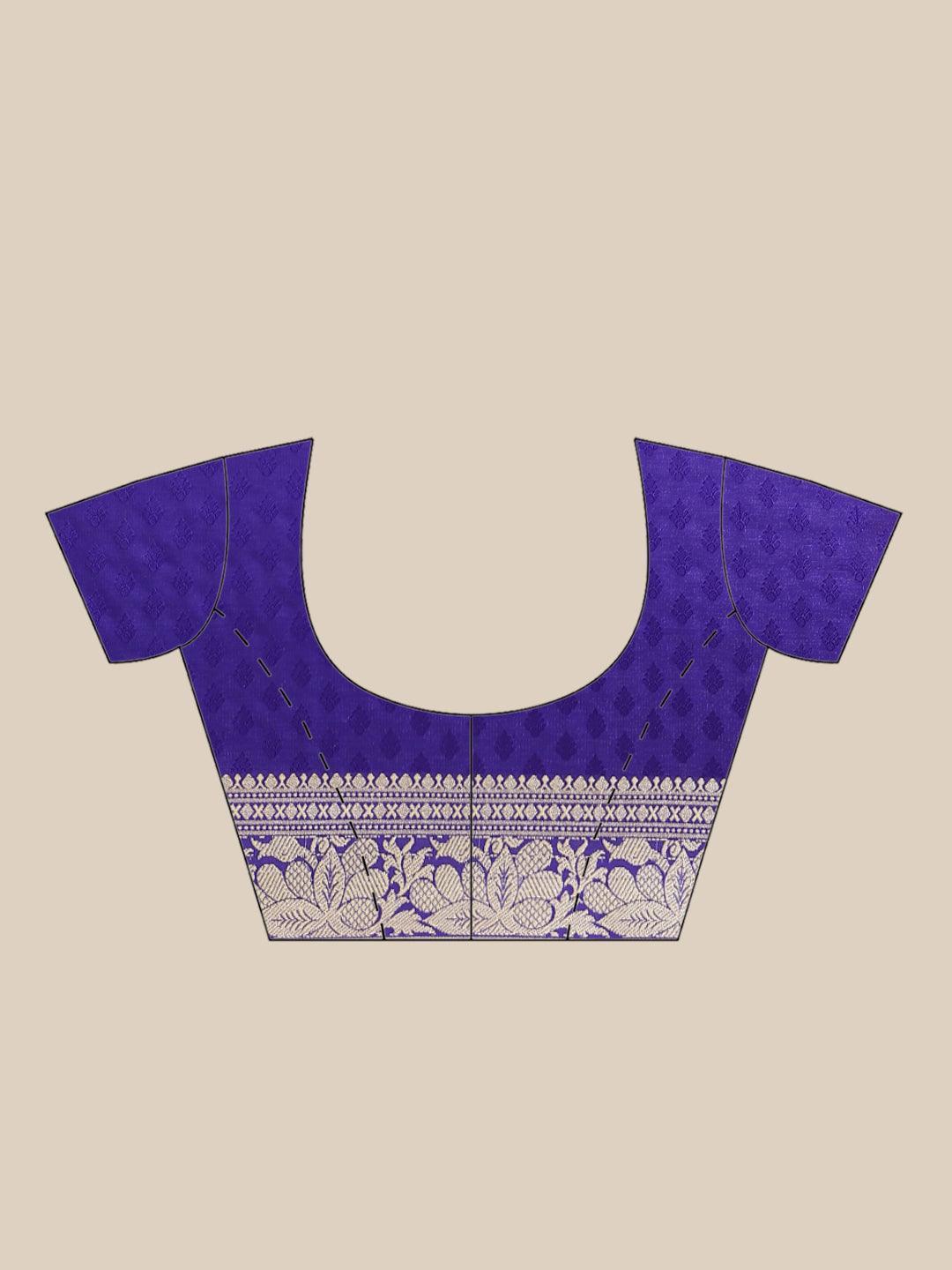 Orange Woven Design Brocade Saree - ShopLibas