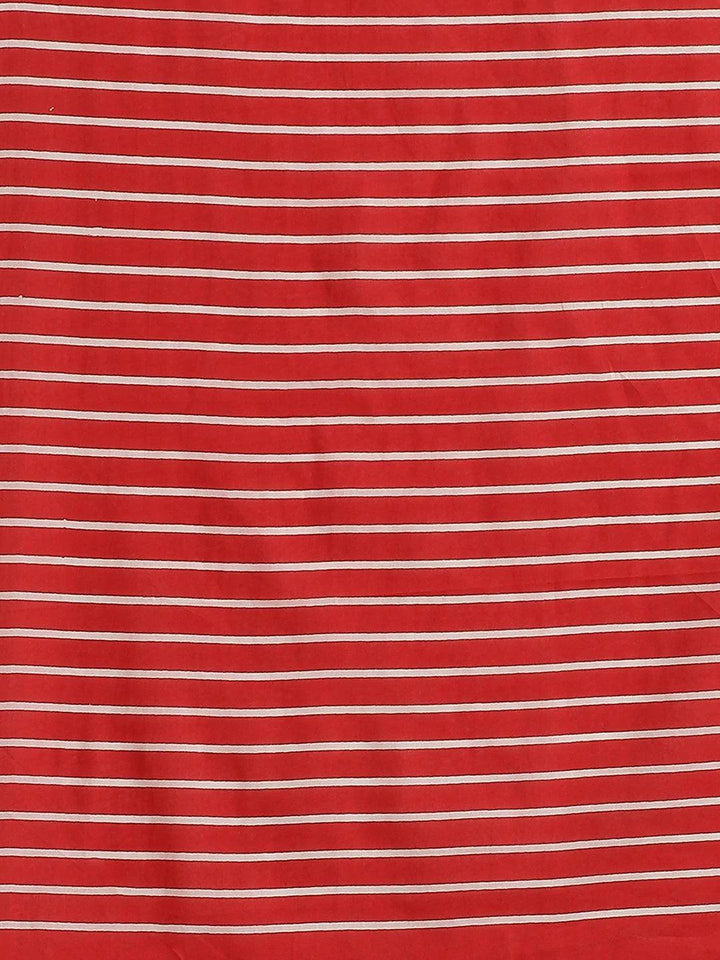 Black Printed Cotton Saree