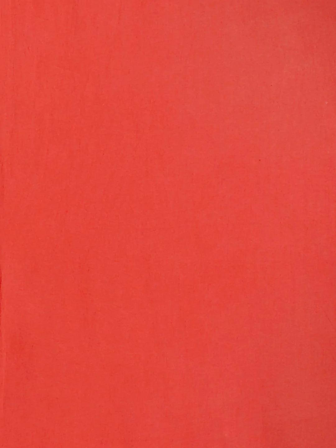 Black Printed Cotton Saree - ShopLibas