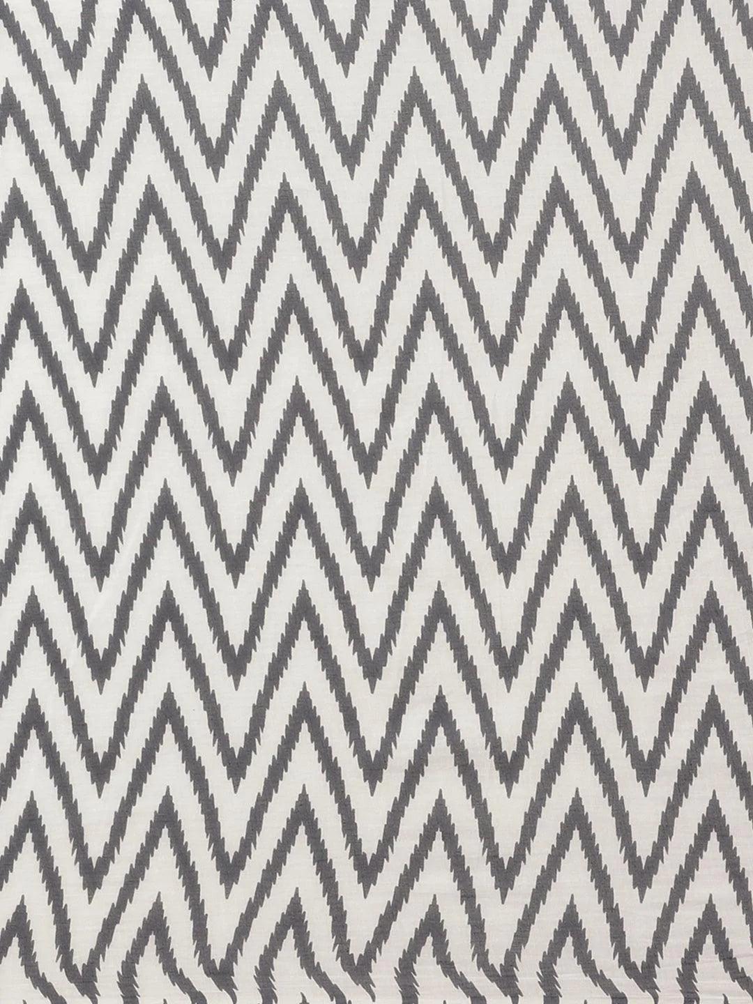 Yellow Printed Cotton Saree - ShopLibas